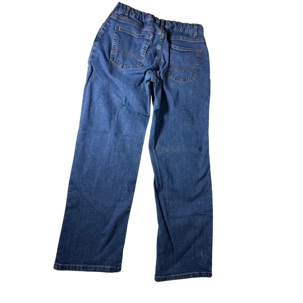 Wonder Nation Husky‎ Boys Jeans Blue Elastic Waist Size 12 Denim - Picture 3 of 3